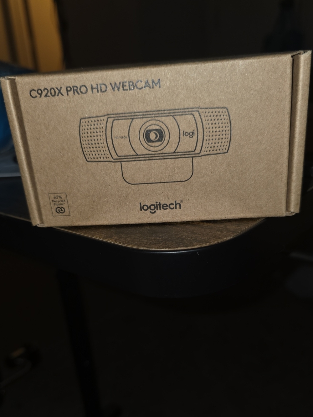 Logitech C920X Pro HD Webcam in Brown Kraft
